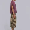 Verbleichte camouflage Cadet-Short