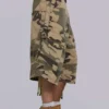 Verbleichte camouflage Cadet-Short