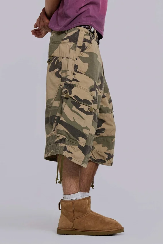 Verbleichte camouflage Cadet-Short