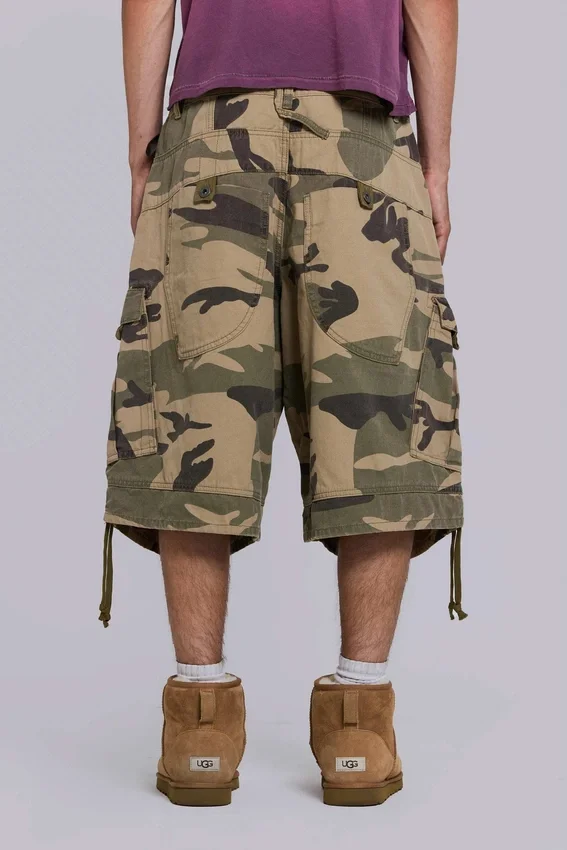 Verbleichte camouflage Cadet-Short