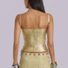 Vinta minirok van PU-leer met studs