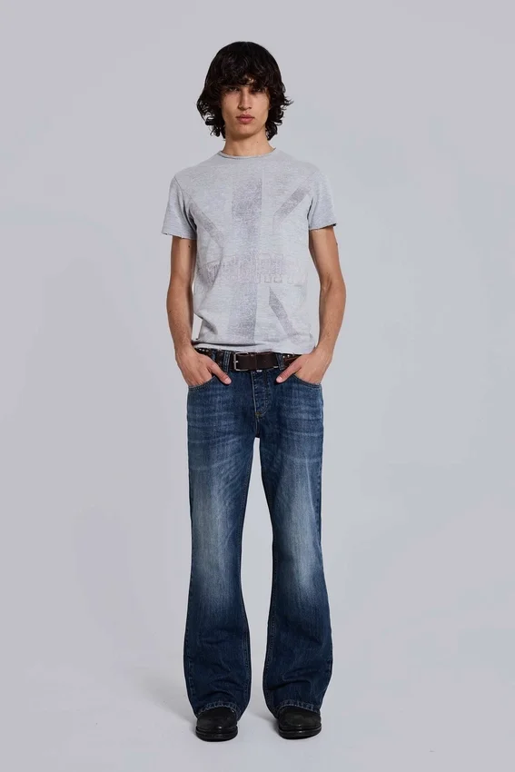 Vintage-gewassen Jude Bootcut-jeans