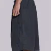Vintage grijze parachute-Cargoshorts