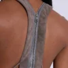 Vrax top met cowl-hals en rits