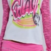 Wag T-shirt met raglanmouwen en airbrush-print
