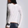 White Haze Henley-top