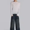 White Mist-top met lange mouwen