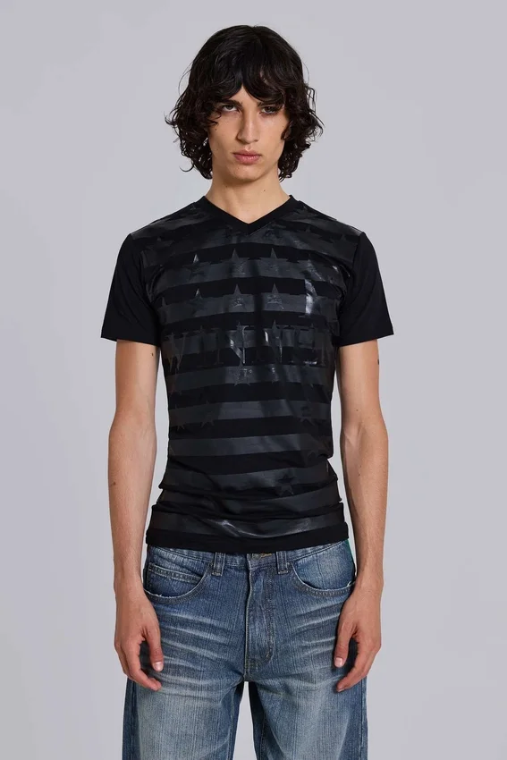 Winner T-shirt met V-hals