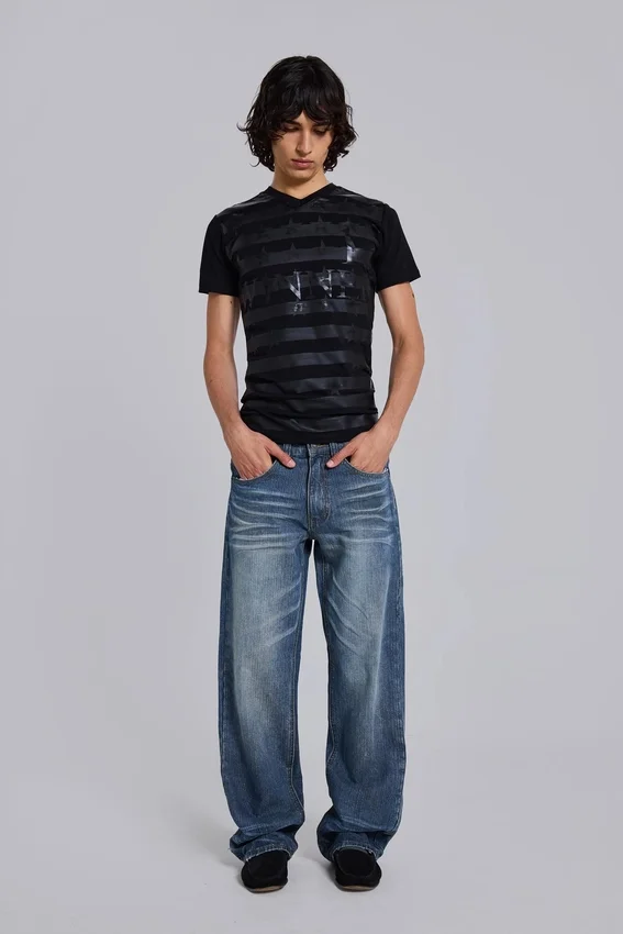 Winner T-shirt met V-hals