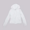 Witte gemêleerde Mist-hoodie
