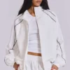 Witte Vapor-trainingsjas voor Tops