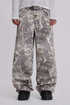 Woodland Camo Colossus baggy Jeans