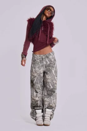 Woodland Camo Colossus baggy Jeans