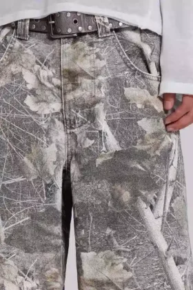 Woodland Camo Colossus baggy Jeans