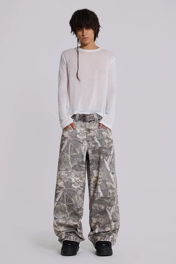 Woodland Camo Colossus baggy Jeans