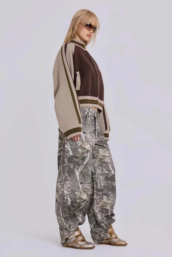 Woodland Camo Colossus baggy Jeans