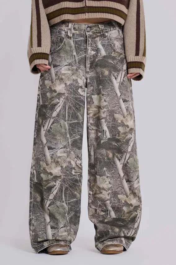 Woodland Camo Colossus baggy Jeans
