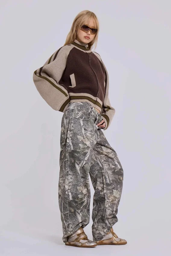 Woodland Camo Colossus baggy Jeans