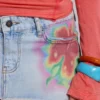 Zadie Airbrush Denim Off-mini-rok