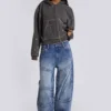 Zae baggy jeans met panelen en lage taille