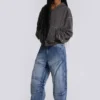 Zae baggy jeans met panelen en lage taille