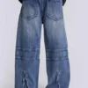 Zae baggy jeans met panelen en lage taille