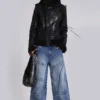 Zae baggy jeans met panelen en lage taille