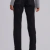 Zain versnipperde bootcut-Jeans in zwart