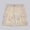 Zandkleurige cargoshorts