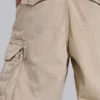 Zandkleurige cargoshorts