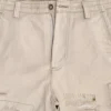Zandkleurige cargoshorts