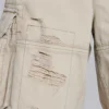 Zandkleurige cargoshorts