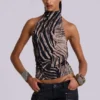 Zebra Zene rugloze top