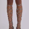 Zira gladiatorsandalen met hak