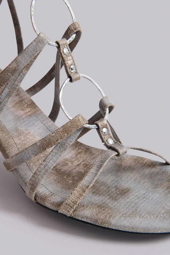 Zira gladiatorsandalen met hak