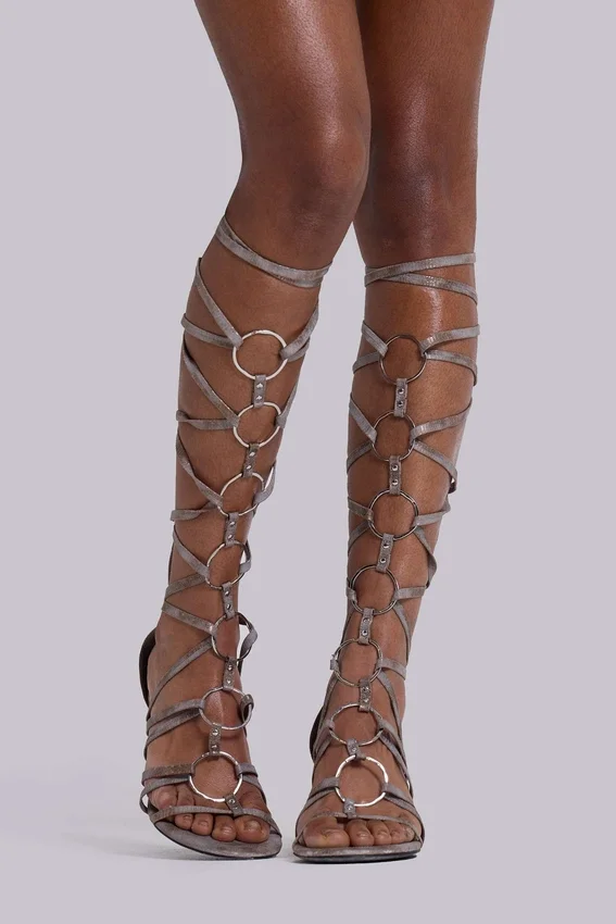 Zira gladiatorsandalen met hak