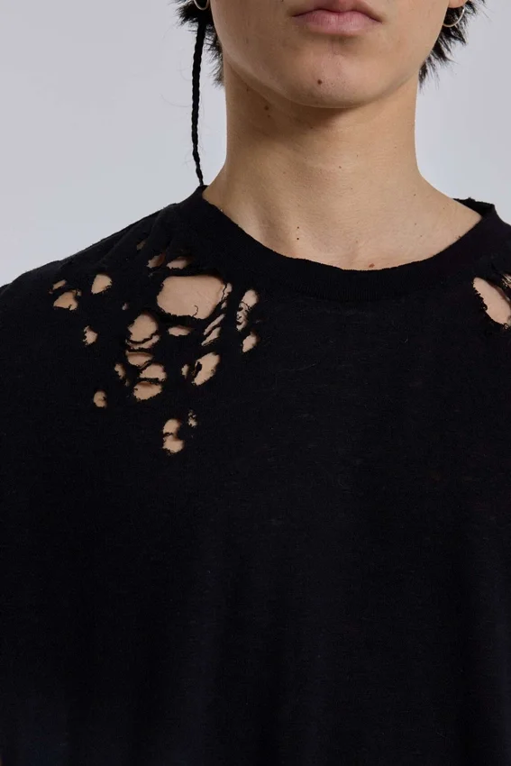 Zwart Bite T-shirt