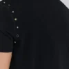 Zwart Mist-T-shirt met studs