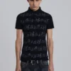 Zwart Riff-poloshirt