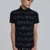 Zwart Riff-poloshirt