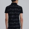 Zwart Riff-poloshirt