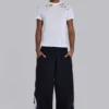 Zwarte baggy Monster Joggers met gothic-print