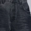 Zwarte Cinch Colossus-jeansshort