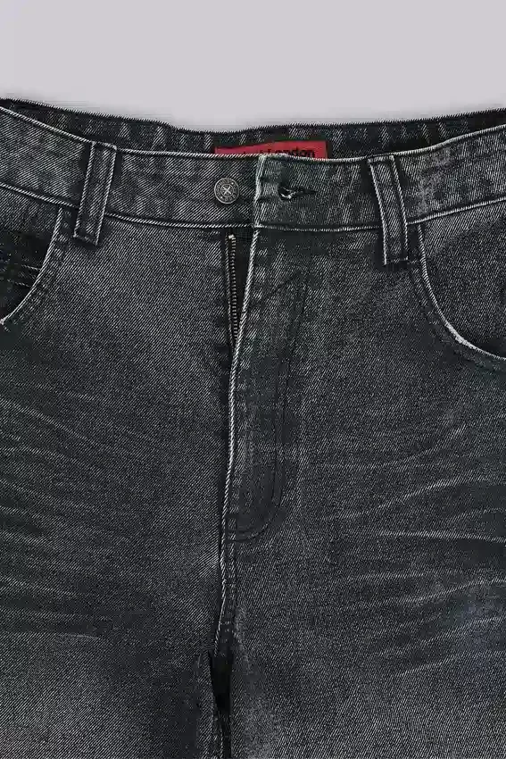 Zwarte Cinch Colossus-jeansshort