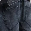 Zwarte Cinch Colossus-jeansshort
