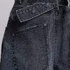 Zwarte Cinch Colossus-jeansshort
