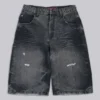 Zwarte Cinch Colossus-jeansshort