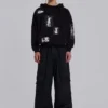 Zwarte Devoted Patch-hoodie