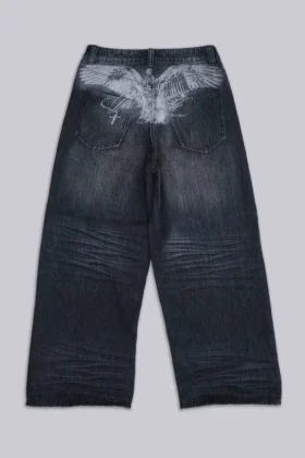Zwarte Falcon XL Colossus Jeans