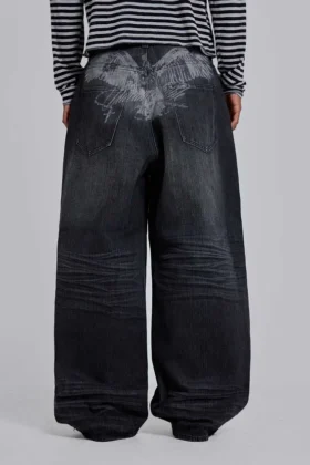 Zwarte Falcon XL Colossus Jeans